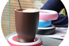 Rainbow cup warmer