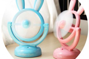 Rabbit mirror fan