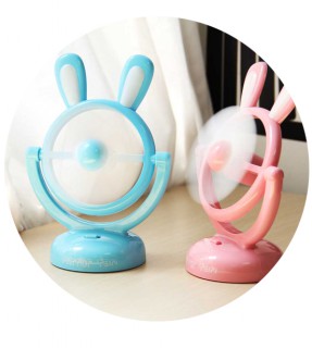 Rabbit mirror fan