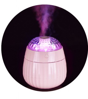 Aromatherapy nebulizer Decorative USB mini Ultrasonic Cool Mist Humidifier with projector LED