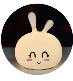 Cute Bunny Silicone  Light (rechargeable)