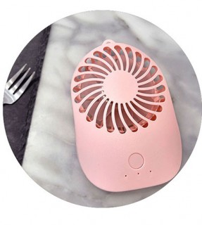 Handy mouse rechargeable mini fan