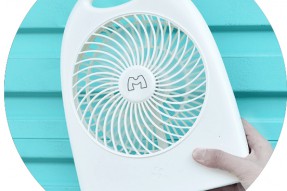 Portable strong wind fan