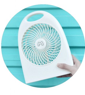 Portable strong wind fan