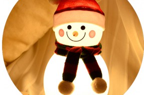 Snow LED baby light night with sound recording