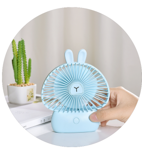 Rechargeable Mini Usb Mushroom Portable Fan