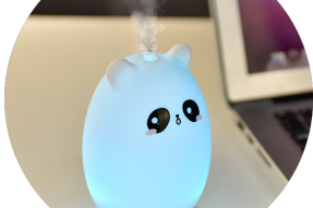 Mini Lamp Air Mist Ultrasonic Diffuser Cool Bear Humidifier