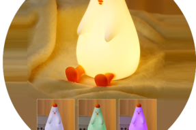 Silicone LED Children Night light for Kids Soft Silicone USB