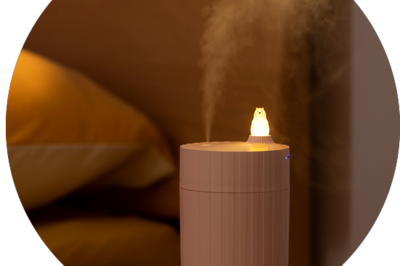 Mini Aromatherapy Travel Electric Air Humidifier with LED Light