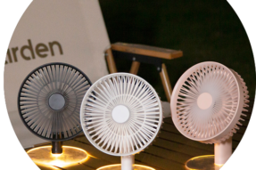 Ultra-thin Desktop Fan with LED Light