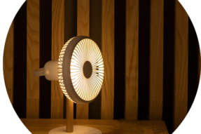 Wooden Flexible Table Fan