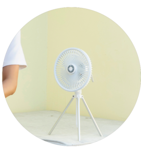 Ultra-thin Tripod Fan