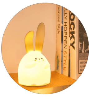 Big Ears Rabbit Silicone Night Light（rechargeable）