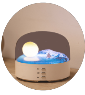 Moon Landscape Lamp