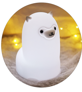 Alpaca Silicone Night Light（rechargeable）