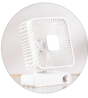 Retro desktop fan