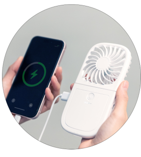 Multifunctional handheld fan
